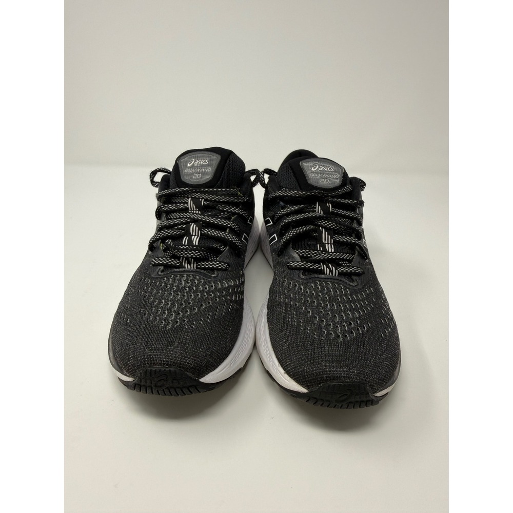 ASICS Gel-Kayano 28 Size 7.5 Black White Running Shoes Men's - Picture 2 of 9